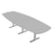 Skutchi Designs 45 in W, 120 in L, 29 in H, Engineered Wood Top, Grey HAR-ABOT-46X119-T-XD01 - alternate 1